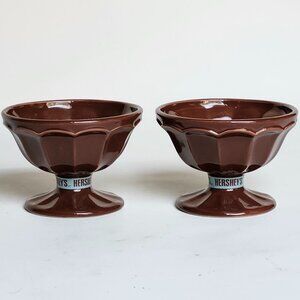 HERSHEY'S Chocolate Ice Cream Bowls PAIR Milk Chocolate x 2